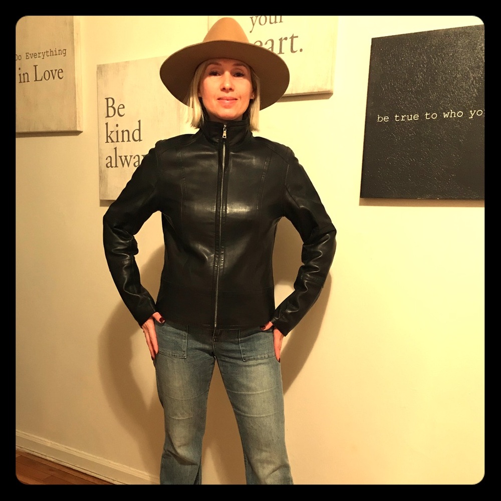 Leather jacket